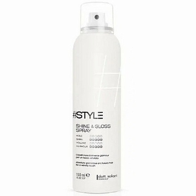 Dott.Solari Cosmetics, Спрей для блеска волос #STYLE, 150 мл