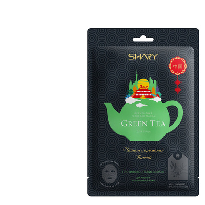 Shary Ферментная маска GREEN TEA противовоспалительная из Кореи